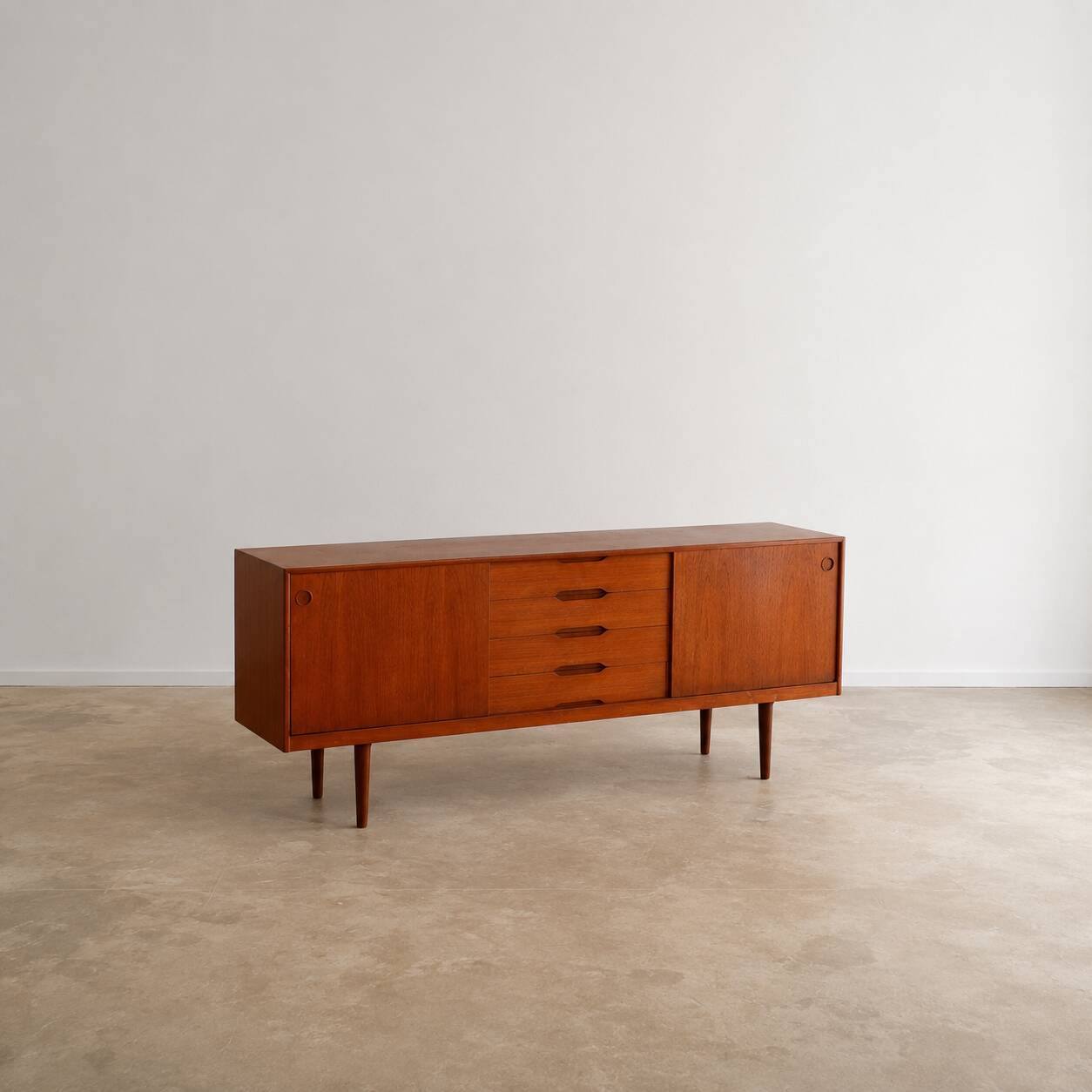 Teak sideboard by Alf Arseth for Gustav Bahus