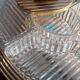 apero art deco tray, mould glass, wood and golden aluminum, mirror