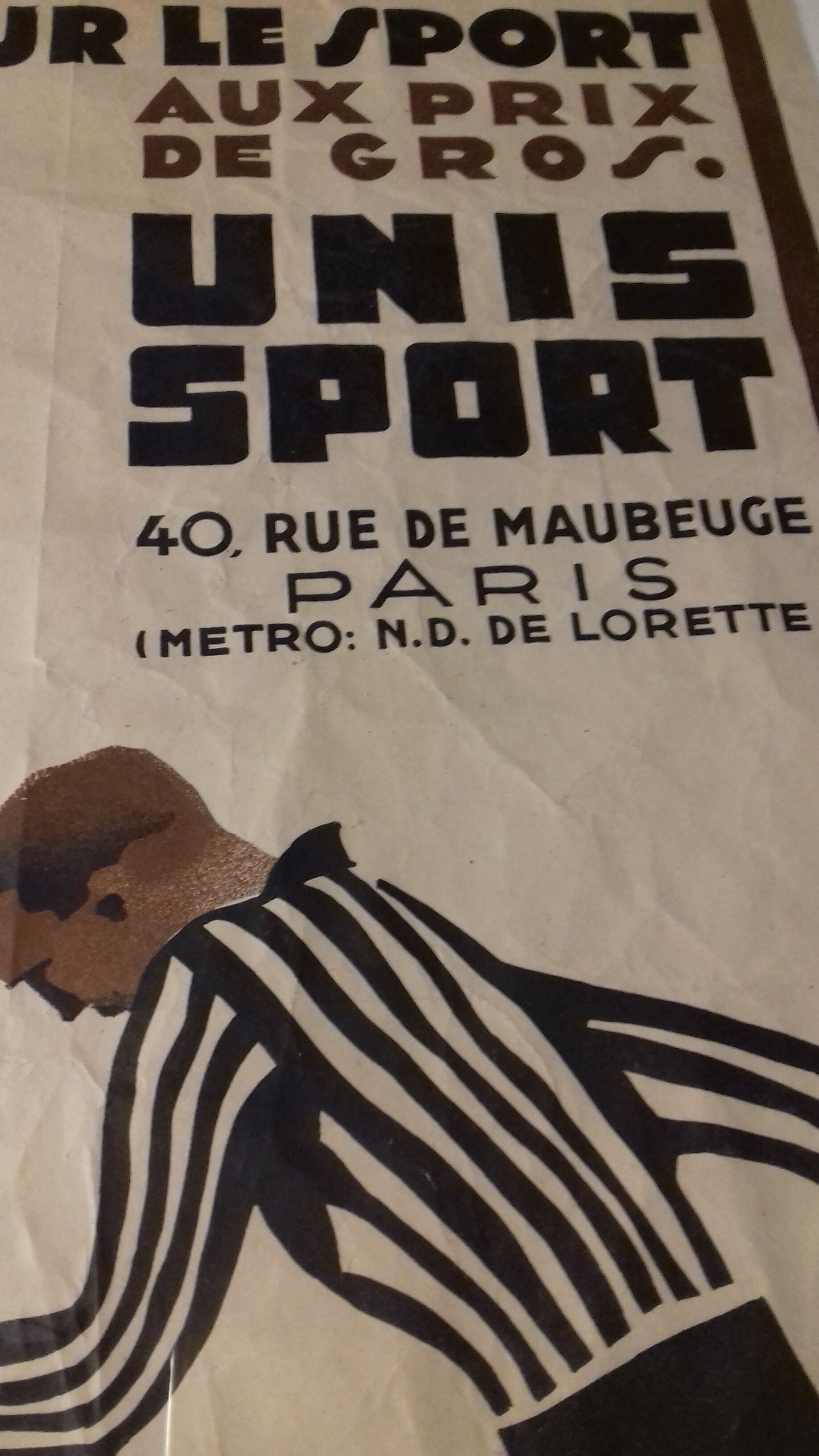 Affiche publicitaire des années 50