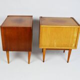 A pair of bedside tables, 1970s