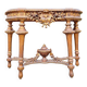 Gilded Wood Console from the Napoleon III Period, 19th Century