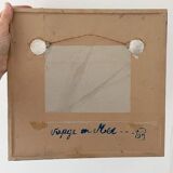 Collage painting "Sea Voyage" - 32x30.5 cm