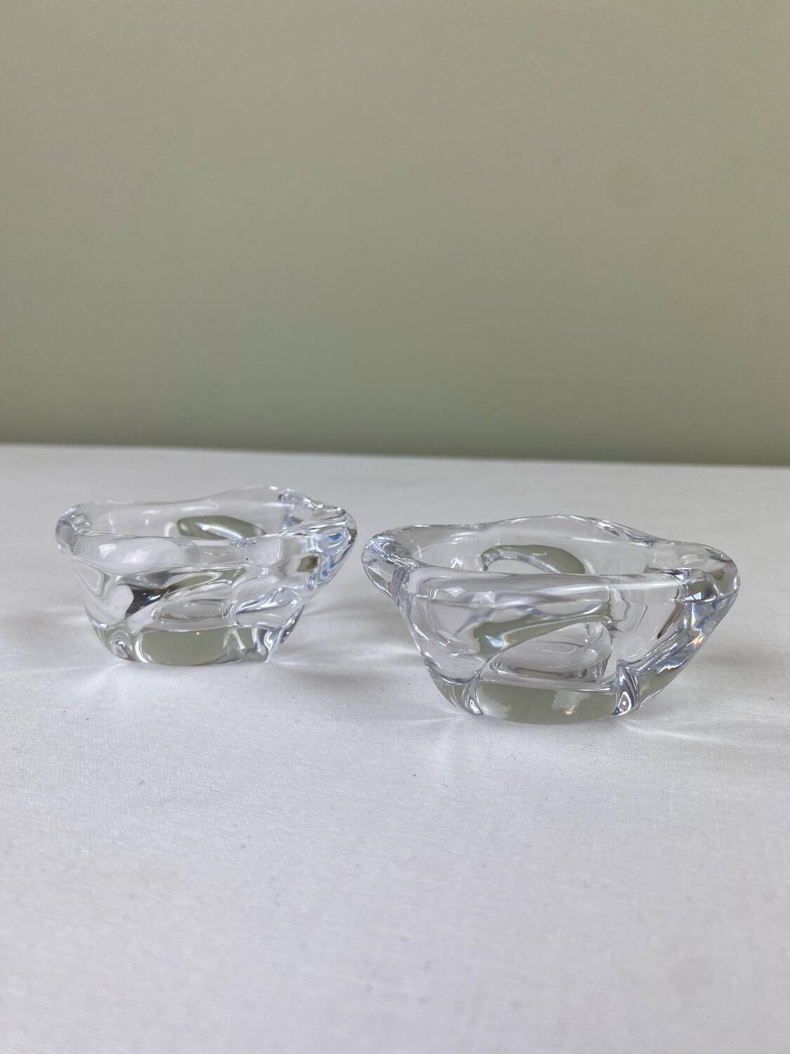 Bayel crystal salt cellars