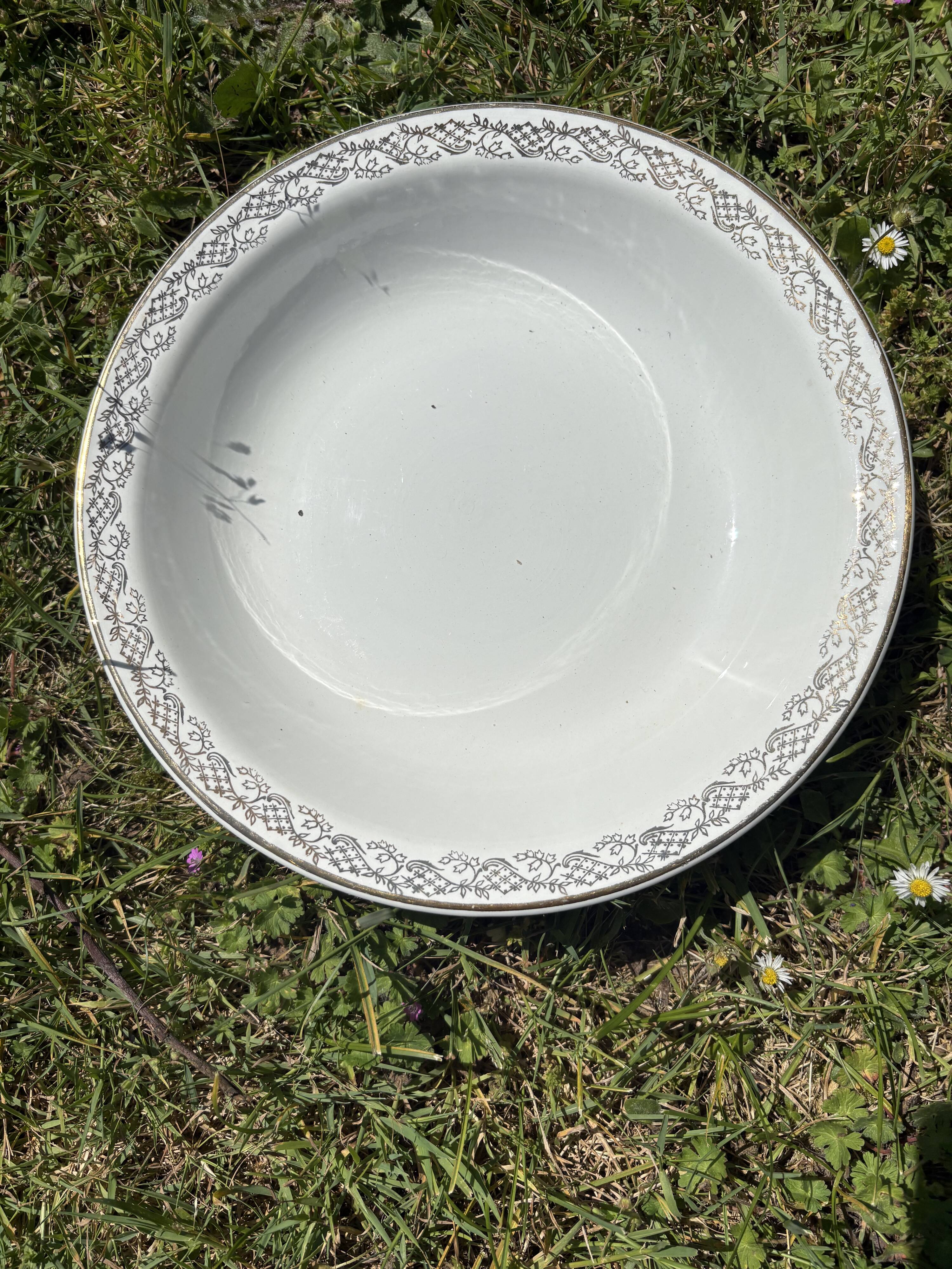 Shallow round plate
