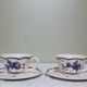 Two ceramic cups by Grignan signed Peguet