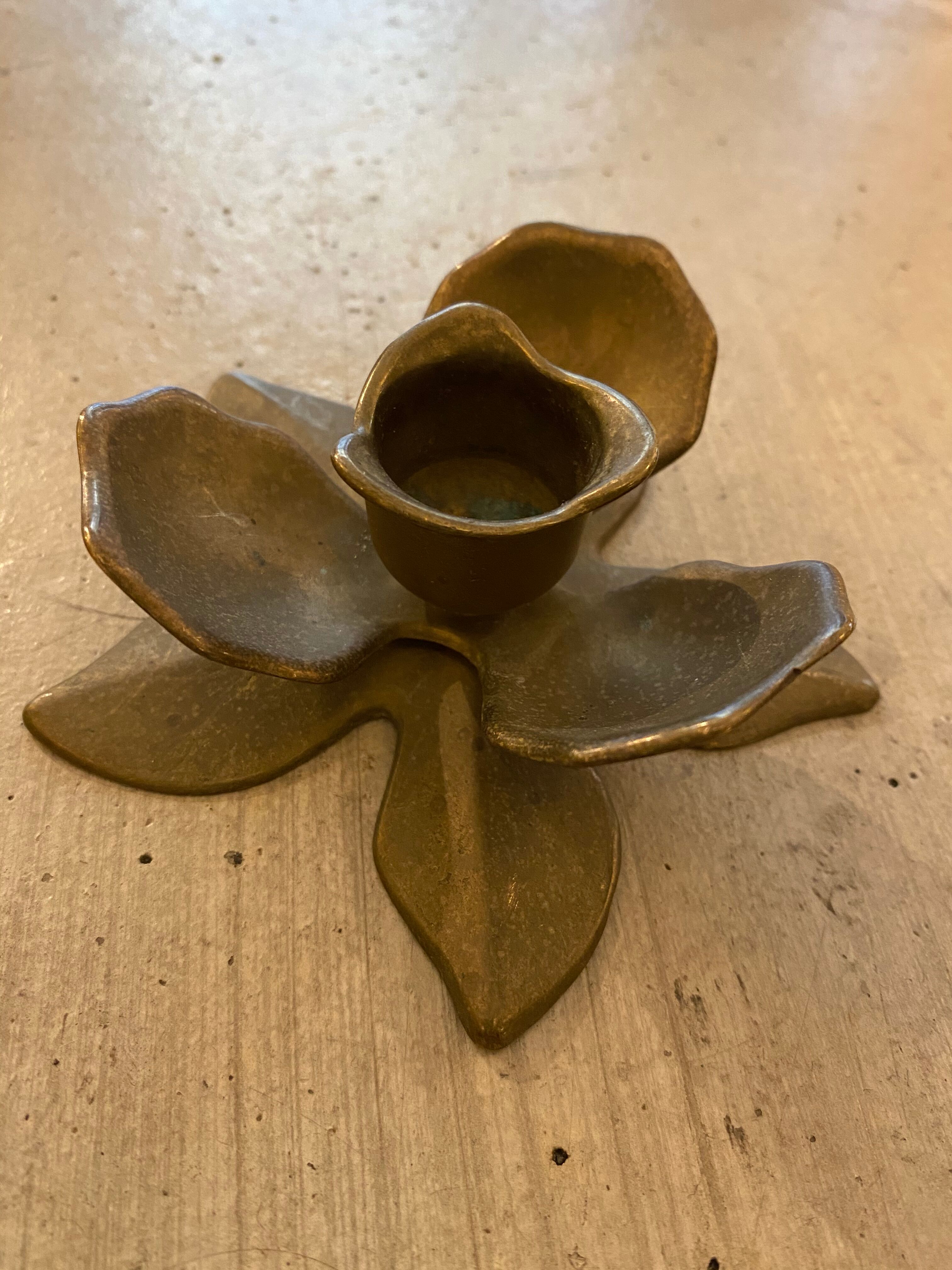 brass candle holder