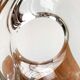 French glass table lamp from the mid-century by Daum, 1960s.