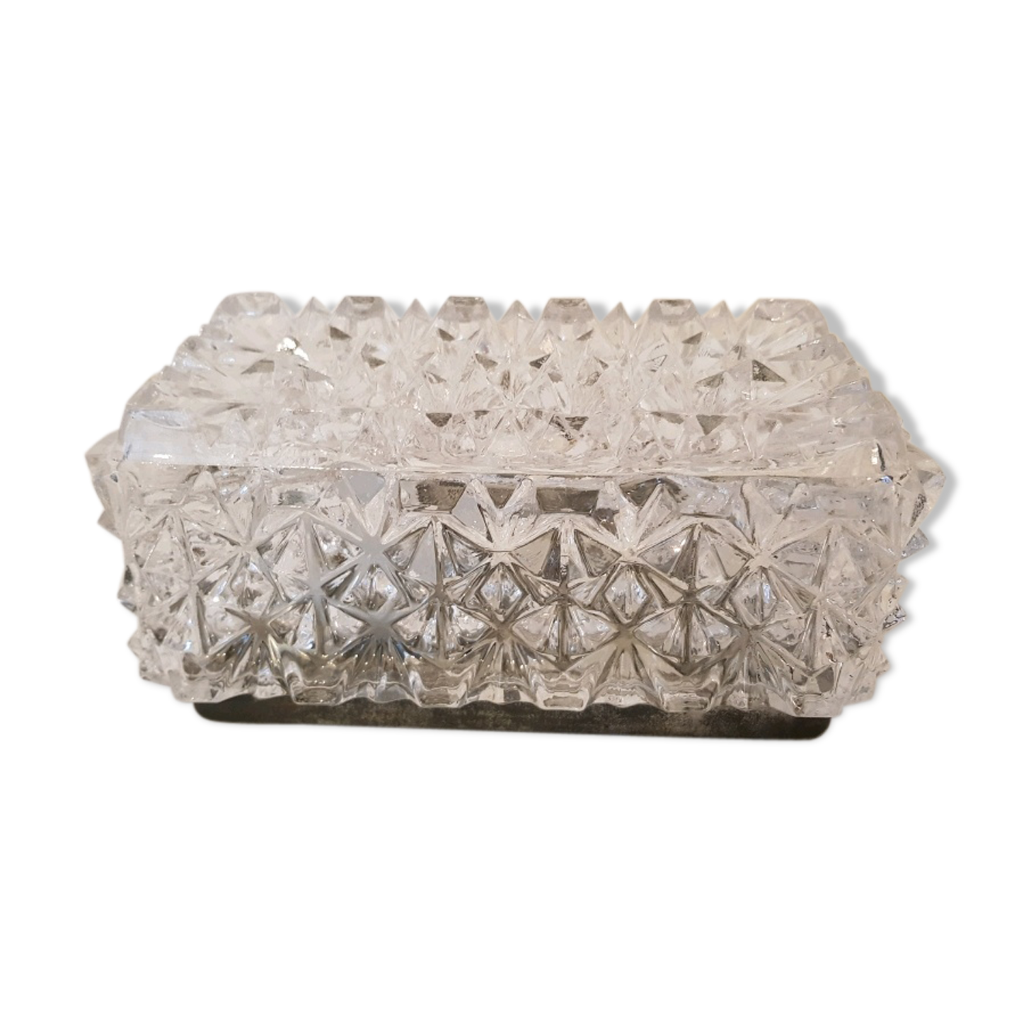 Plafonnier en verre Erco vintage
