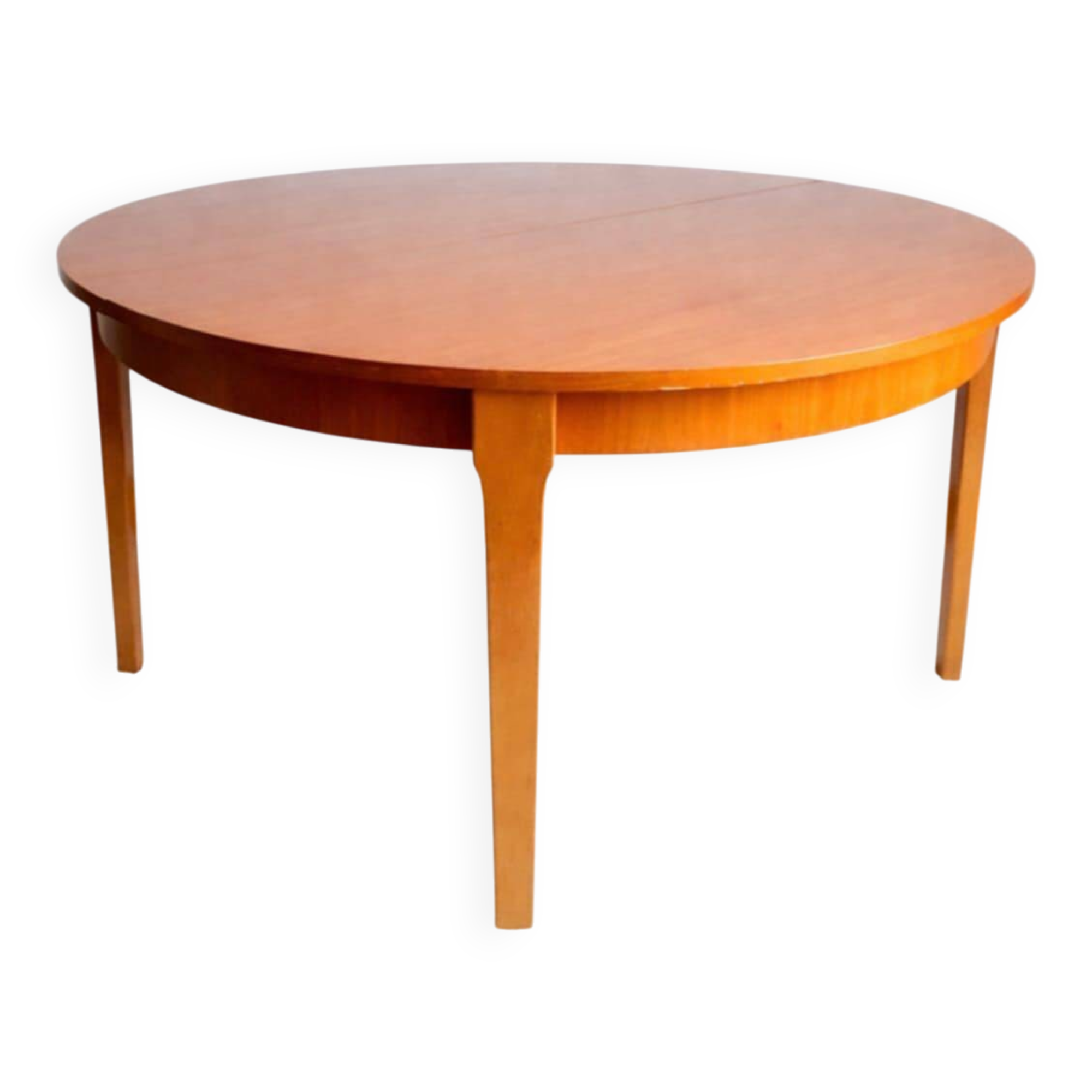Danish extendable round table 1960