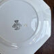 Set of 6 antique octagonal plates Longwy – Old Longwy