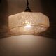 Suspension en opaline rose