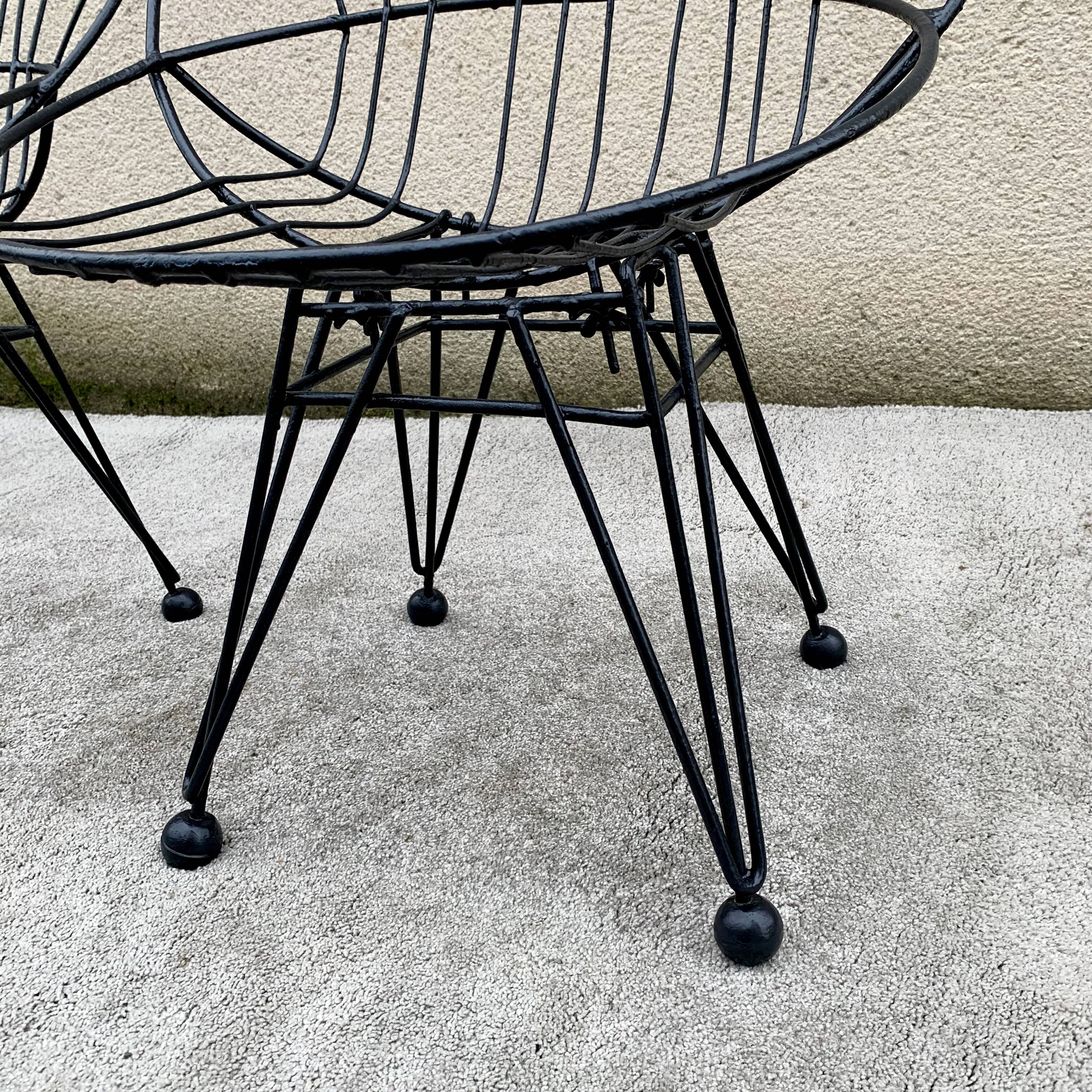 Paire de fauteuils Cees Braakman Combex Wire Pastoe