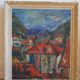 Georges Mathieu Yassef (1943-2024) landscape painting HST