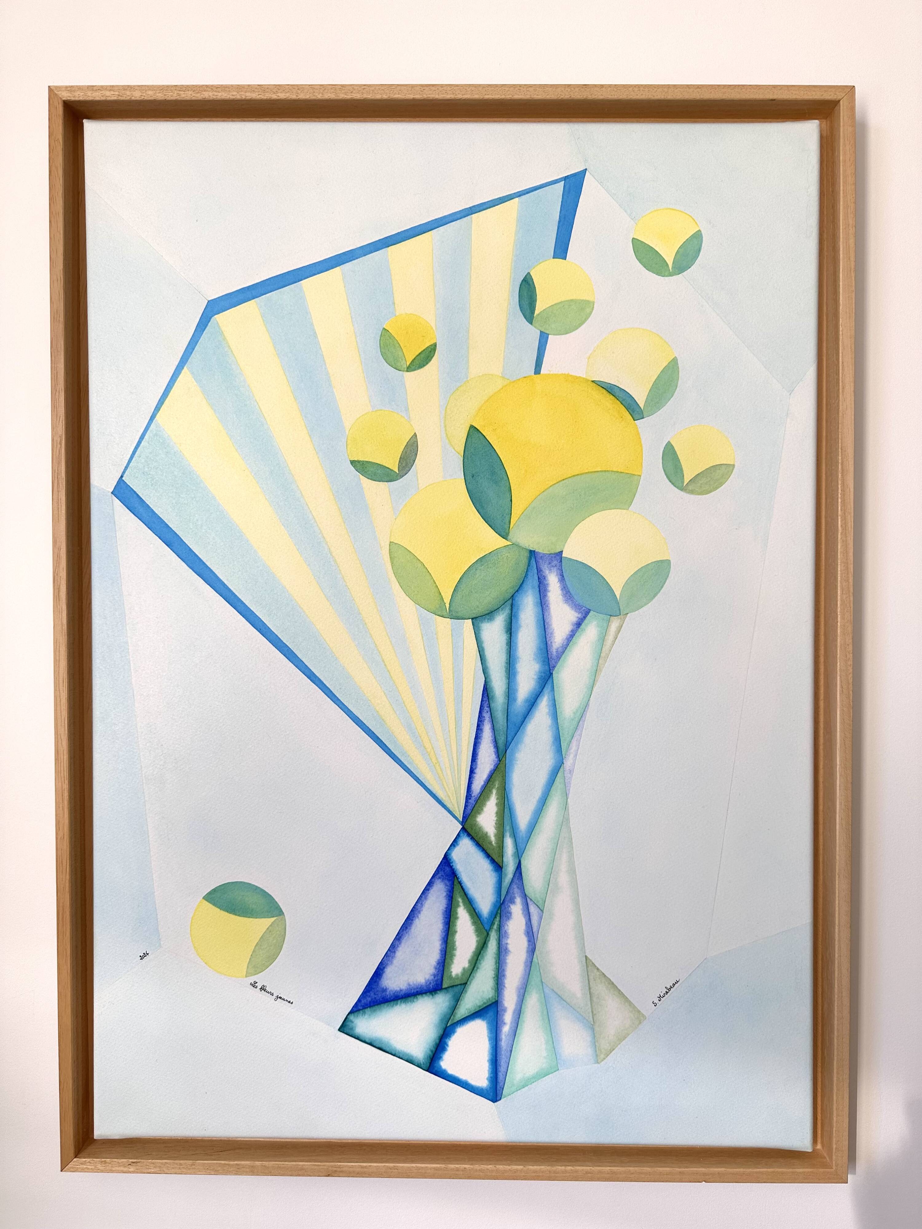 Yellow flower painting