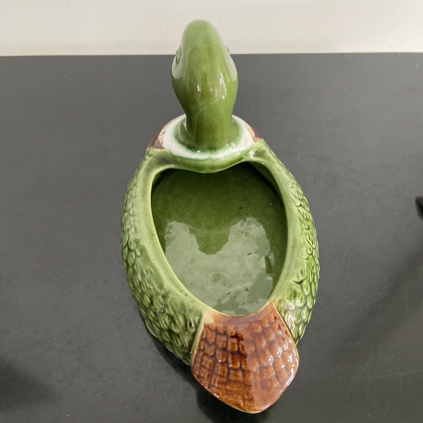 Candy ceramic jar with empty lid pocket