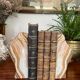 Serre-livres en onyx