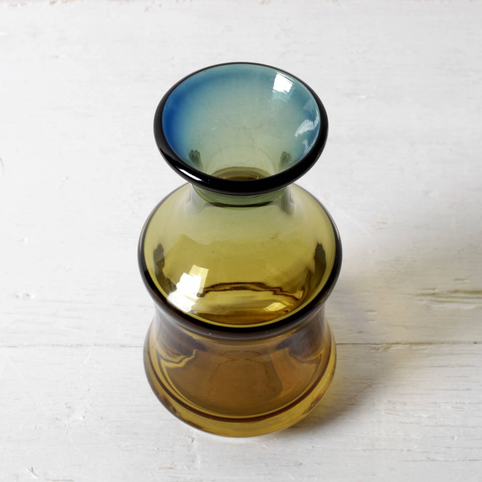 Vintage “Havana” Glass Gradient Vase by Per Lütken for Holmegaard / Denmark