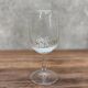 Set of water glasses on stems