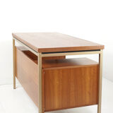 Teak and metal desk 50s