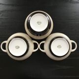 Set 3 two-tone bowls