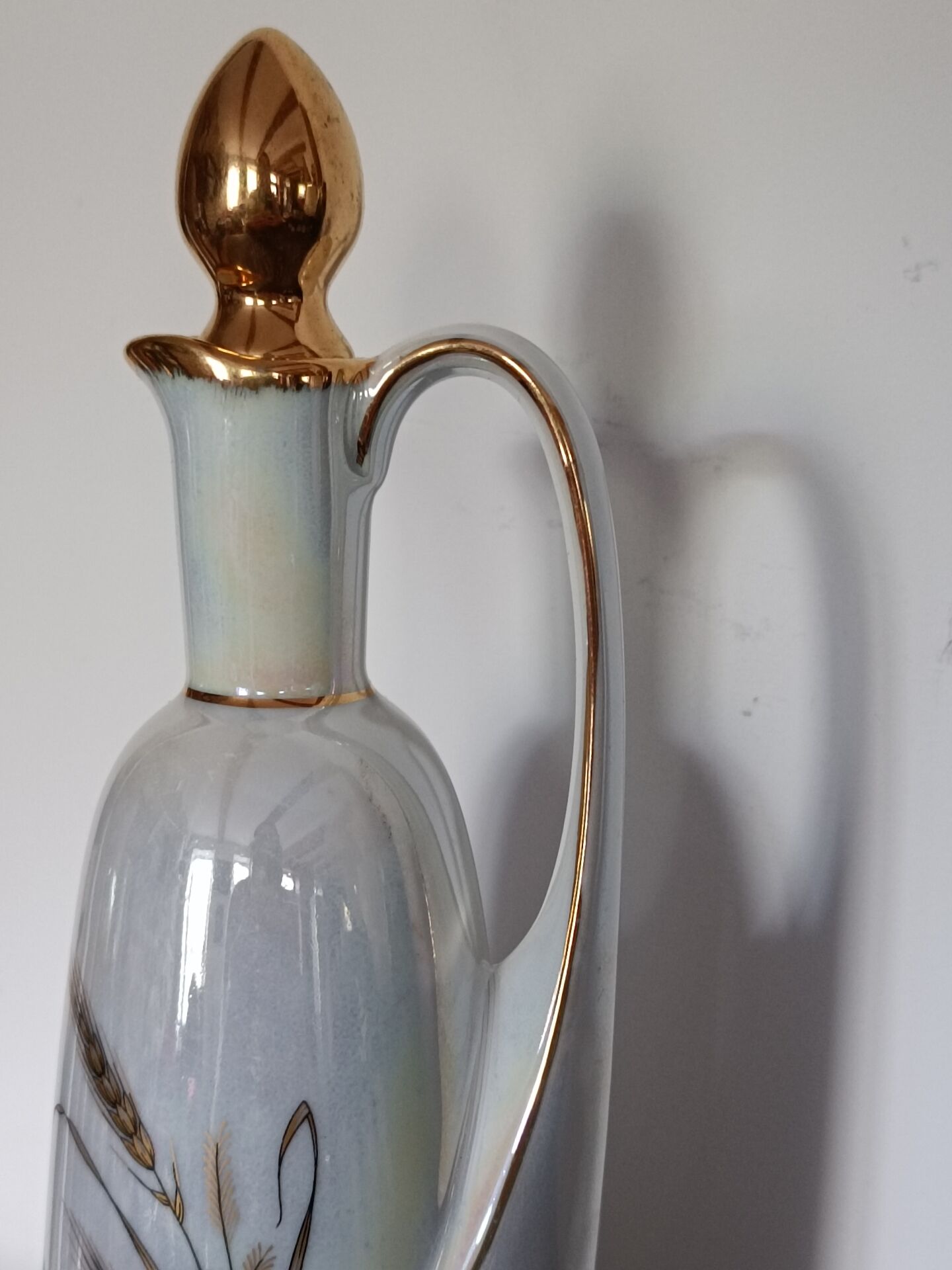 Vintage liqueur service p.a.r.i.s. 2 – iridescent porcelain