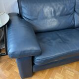 MAILLOL 3-seater sofa and 2 armchairs in leather - by DUVIVIER