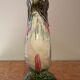 Vase or pitcher in dabbling shaped on Onnaing's earthenware fish. Art Nouveau period. Perfect condition