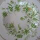 5 Plates Haviland Limoges decoration With green and gold horn