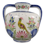 XXL ball vase in Quimper HB earthenware