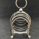 Victorian toast holder breakfast set 6 slices bread
