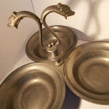 Pewter display of the Manoir Paris