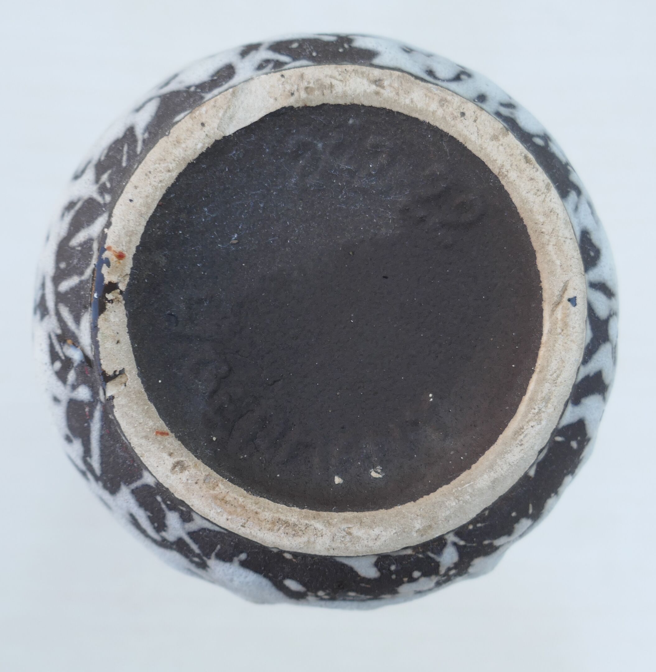 Vintage Fat Lava ceramic vase