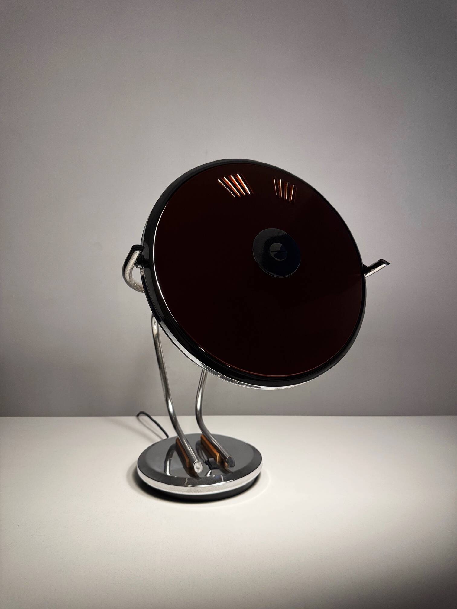 Lampe de bureau vintage Teio – Design argentin de l'ère spatiale (années 1970)