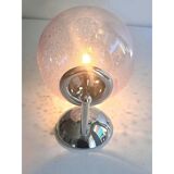 Set of Two Contemporary Pink "Pulegoso" Murano Glass Wall Sconces