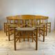 Ensemble de dix chaises 'J39', Børge Mogensen pour FDB Møbler, 1960