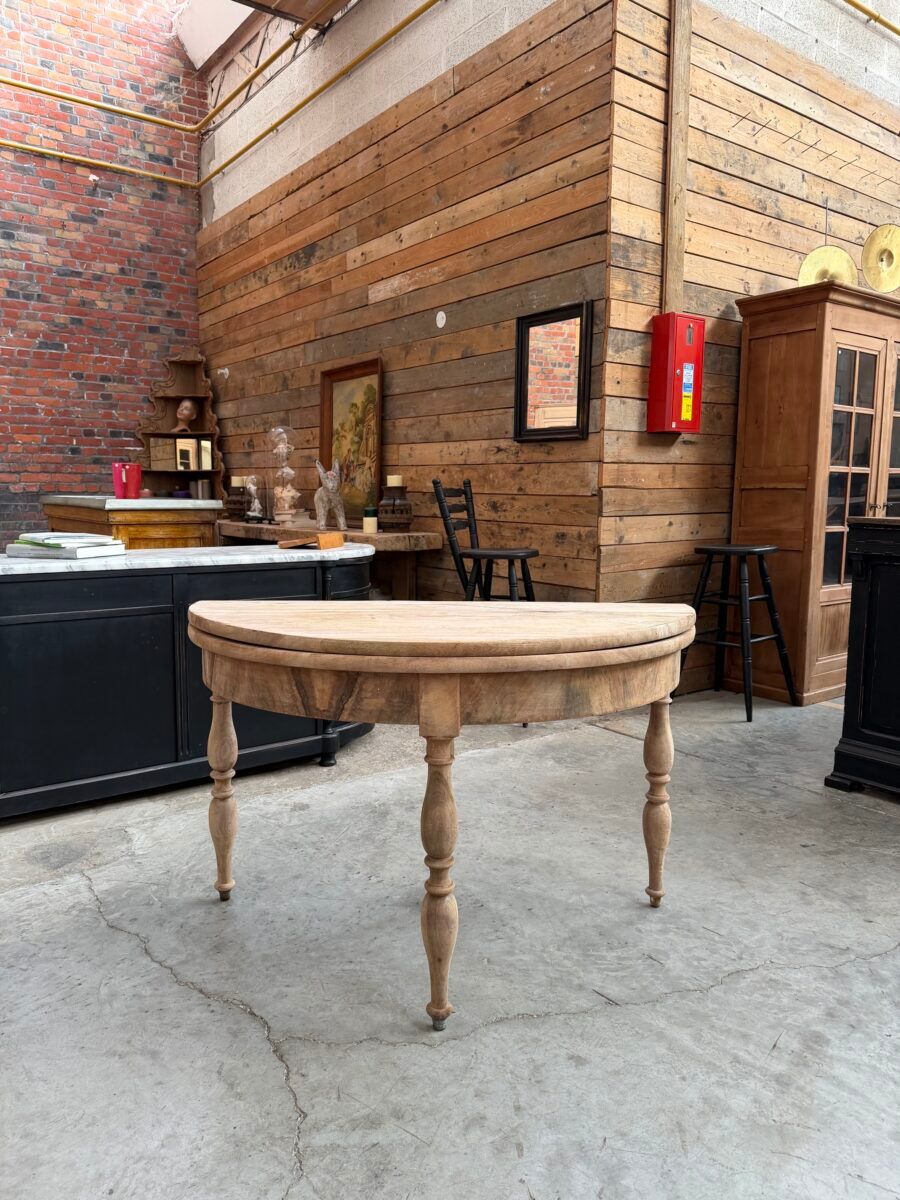 Half-moon table, 19th century