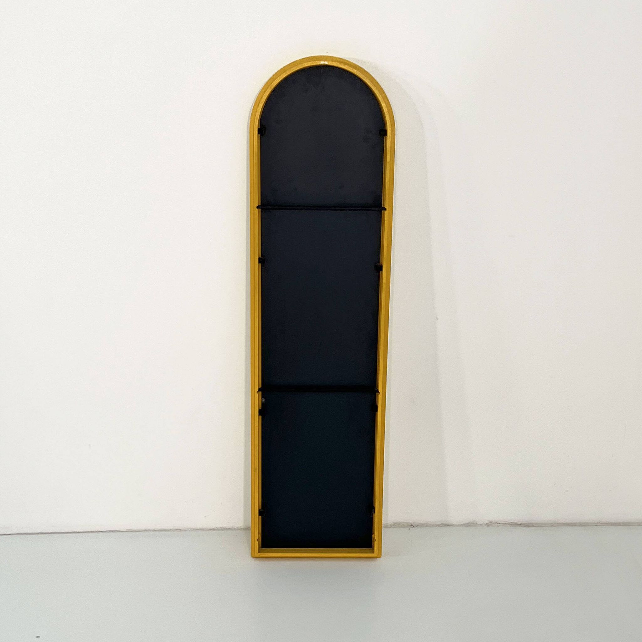 Miroir jaune par Anna Castelli Ferrieri pour Kartell 1980