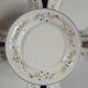 6 antique dessert plates "English Garden"