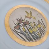 Collectible plate "Chokin's art" gold 24 K, made in Japan, vintage
