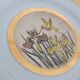 Assiette de collection "l'art de Chokin" or 24 K, made in Japan, vintage