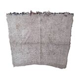 Moroccan Boucherouite rug white - 193 x 177 cm