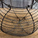 Antique wire egg basket