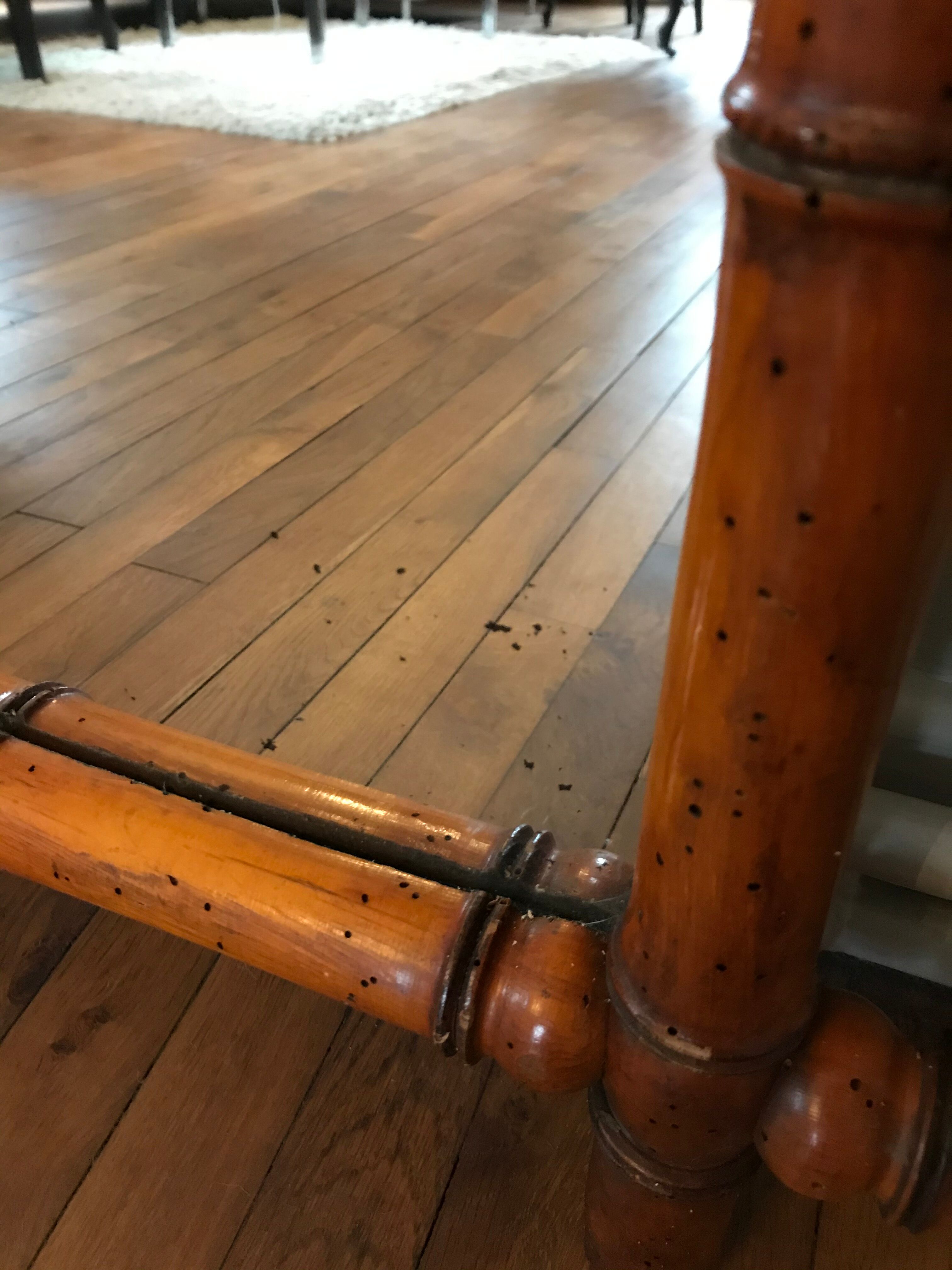 Vintage bamboo mirror 75 x 100 cm