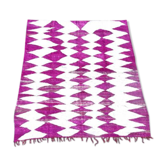 Authentic Moroccan Berber carpet kilim boucherouite 385X295 cm LKC46011