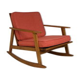 Mid-century teak rocking-chair