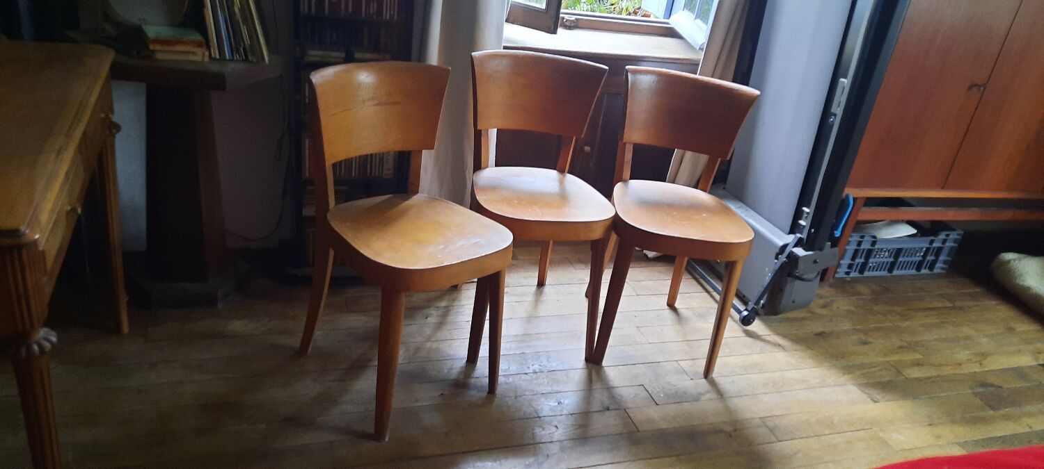 3 Fischel bistro chairs