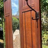 Art Deco oak cloakroom