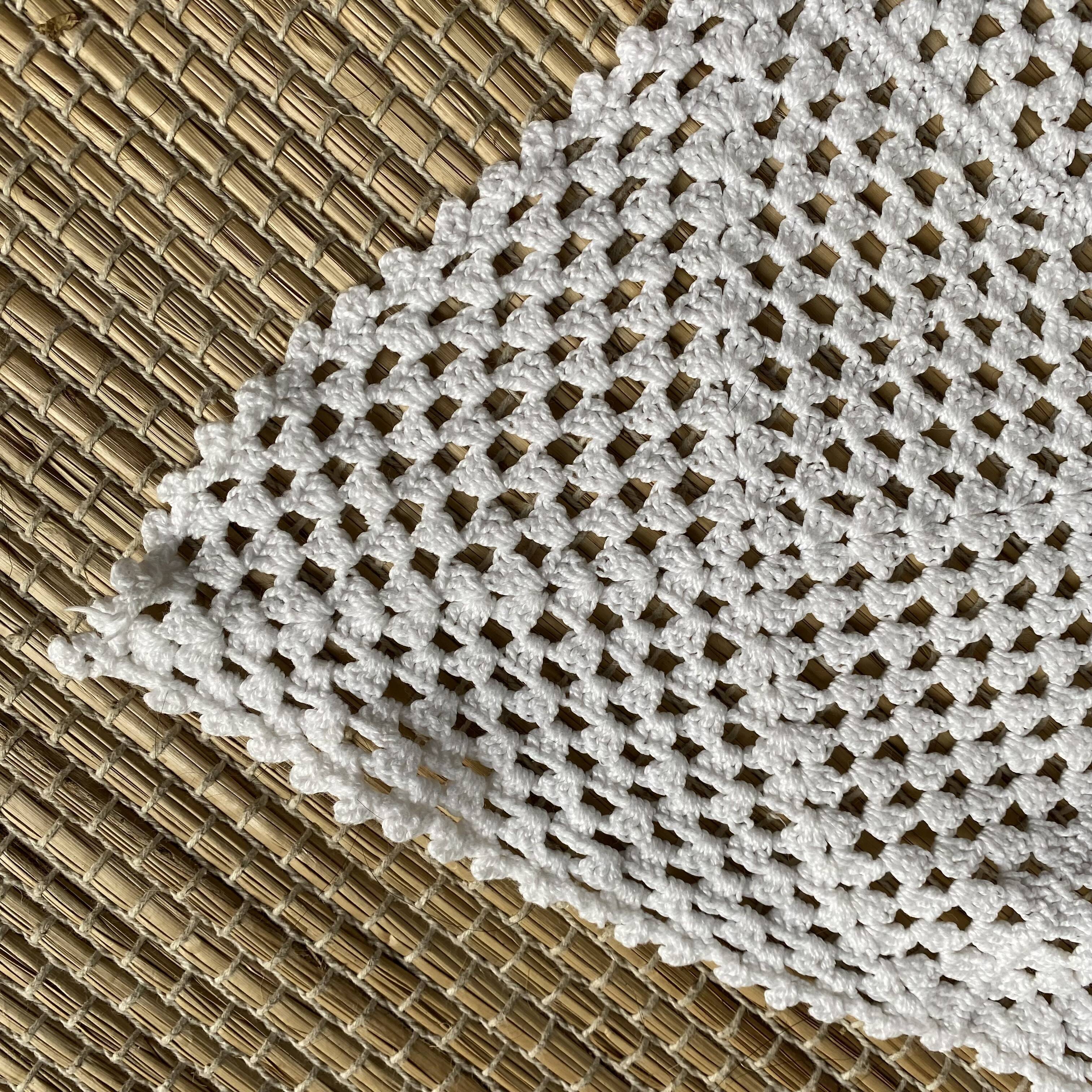 Vintage crochet bed top