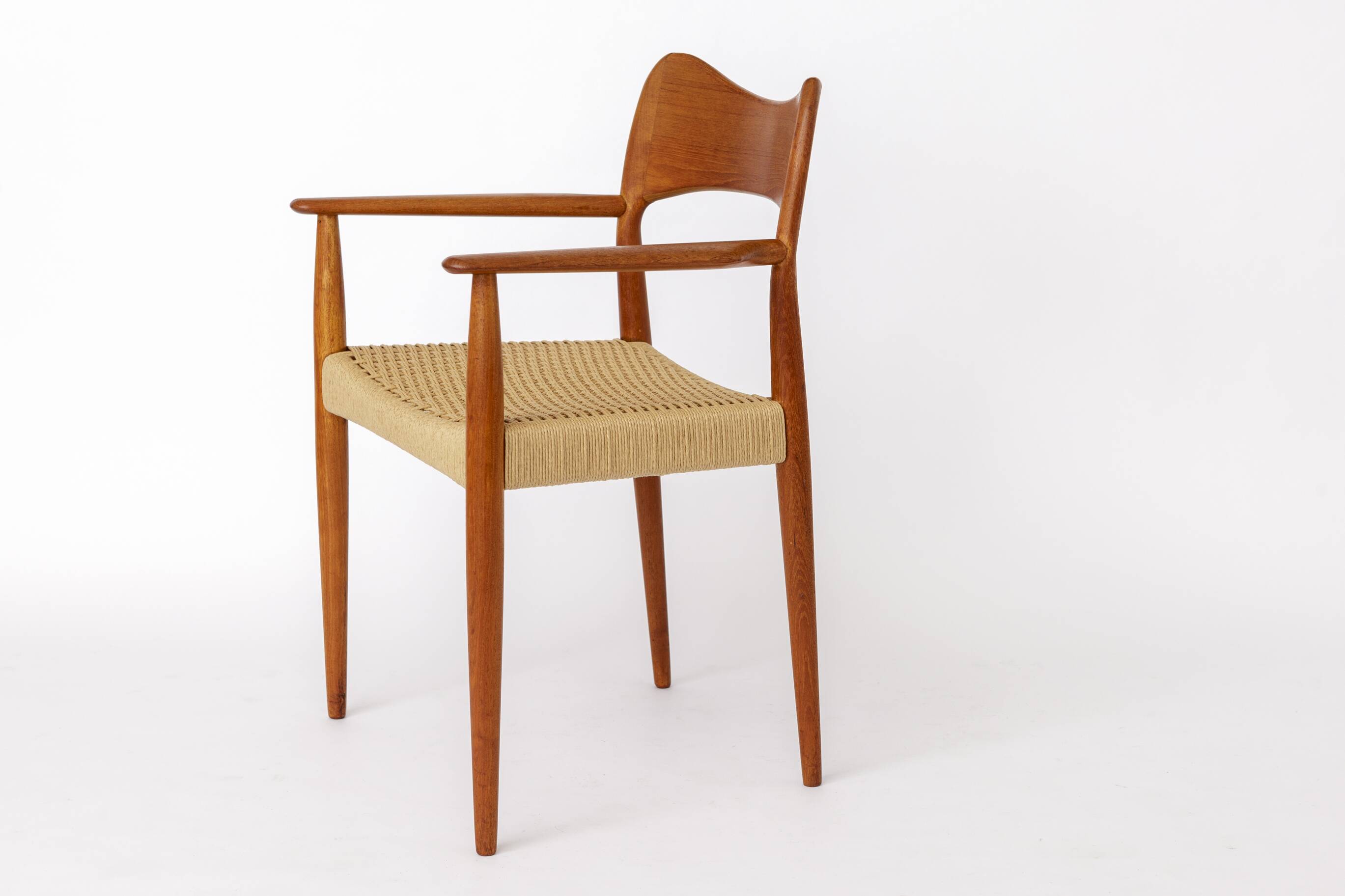Rare Danish Teak Armchair by Arne Hovmand-Olsen for Mogens Kold, 1960s