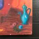 Peinture femme nue allongée
